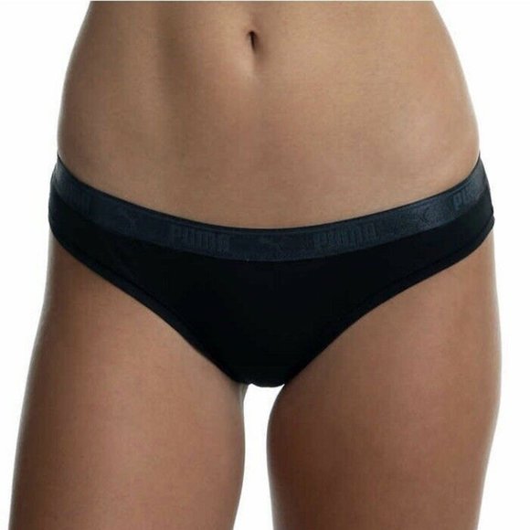 Puma Women's 4Pack Cotton Stretch Tag  Free Bikini - Picture 4 of 5